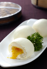 Delicious Chinese cuisine, milky buns