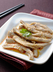 Delicious Chinese cuisine, dish duck claws