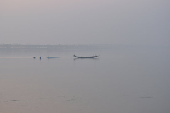 boat on the river