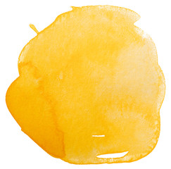 watercolor texture. deep yellow color 