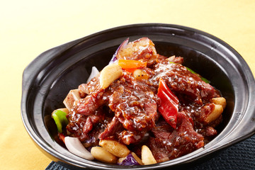 Delicious Chinese cuisine, beef pot