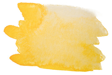 watercolor texture. deep yellow color 