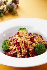 Delicious Chinese cuisine, spicy fried shell meat