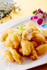 Delicious Chinese cuisine, fried food