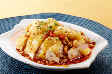 Delicious Chinese cuisine, saliva chicken
