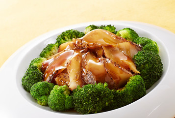 Delicious Chinese cuisine, fried sea cucumber