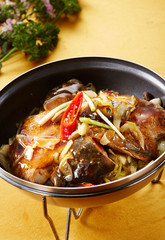Delicious Chinese cuisine, casserole fish
