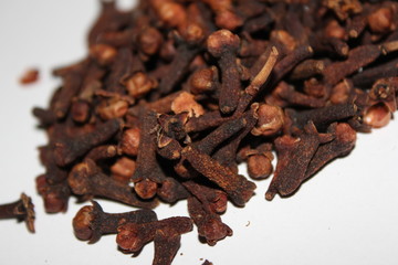 Clove, Dry cloves, Carnation Spice, spicy herb for food aroma and natural medicine