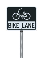 Bike Lane road sign