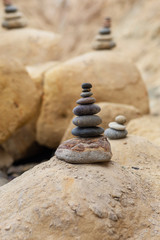 Dimensional Perfect Balancing Pebbles