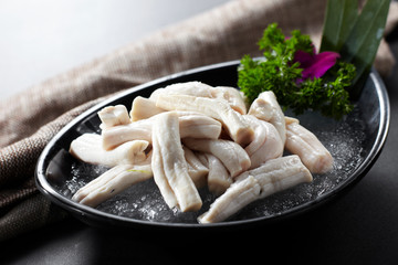 Fresh ingredients, bovine marrow