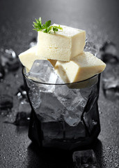 Fresh ingredients, frozen tofu