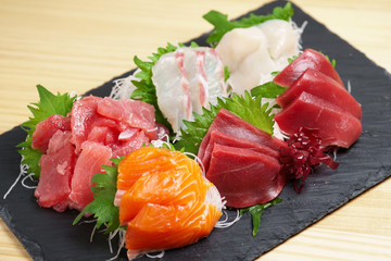 新鮮な刺し身 Sashimi Raw fish