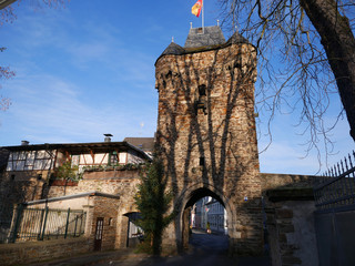 historische Stadtmauer am Obertor - Ahrweiler