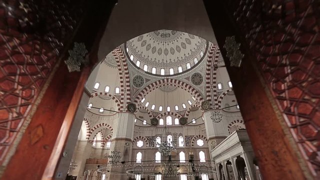 Istanbul Ottoman Sehzade Mosque Doors Entrance