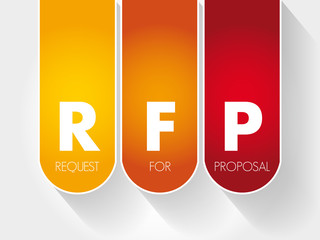 RFP - Request For Proposal acronym, business concept