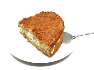 Biennstich Mandel Kuchen mit Buttercreme