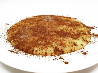 Griesbrei mit Zucker und Zimt