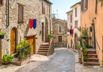 Fototapeta na wymiar Amelia, ancient and beautiful town in the Province of Terni, Umbria, Italy.