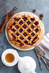 American cherry pie