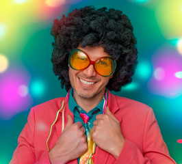 carnival man on party event 