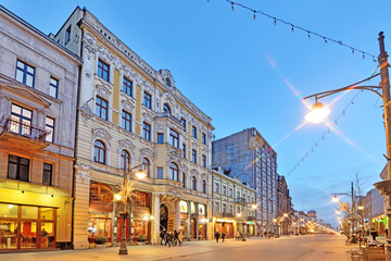 Łódź, Poland - Piotrkowska street.  © Tomasz Warszewski