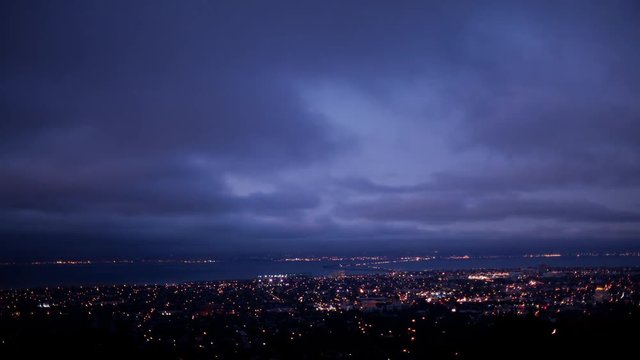 Storm Over San Mateo Timelapse