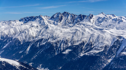 Panorama view on alps from Eggishorn