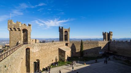 Obraz premium Interior of the Fortress of Montalcino