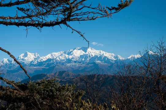 view of mountains