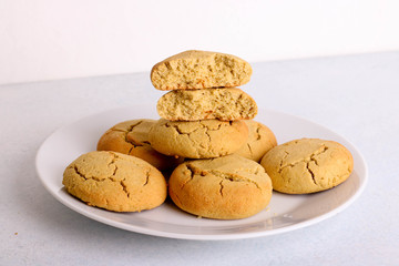 Homemade oatmeal cookies