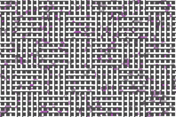 Fototapeta premium Rattan woven mat, background or texture for design.