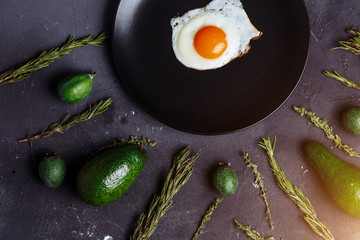 Healthy Breakfast, proper nutrition, diet, food concept.