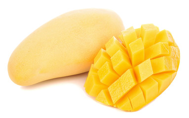 mango fruit isolated on white background