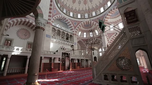 Istanbul Ottoman Valide Atik Mosque Interior
