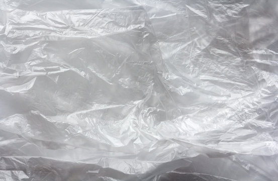 transparent plastic bag texture, abstract background