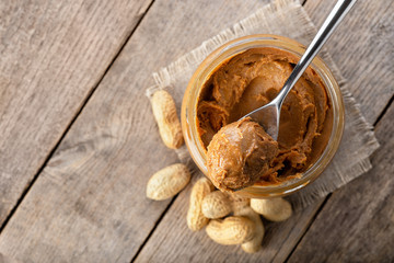 peanut butter in jar