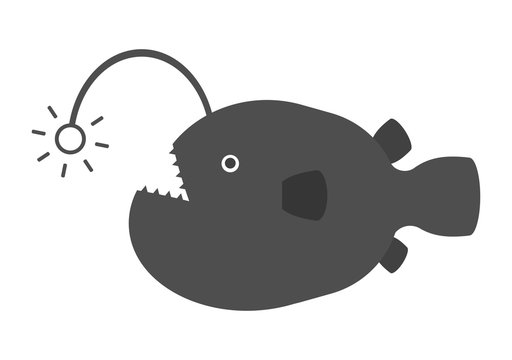 recommend clip art: チョウチンアンコウ