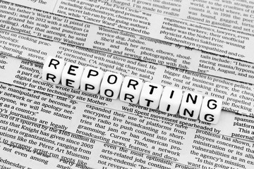 Obraz premium Reporting