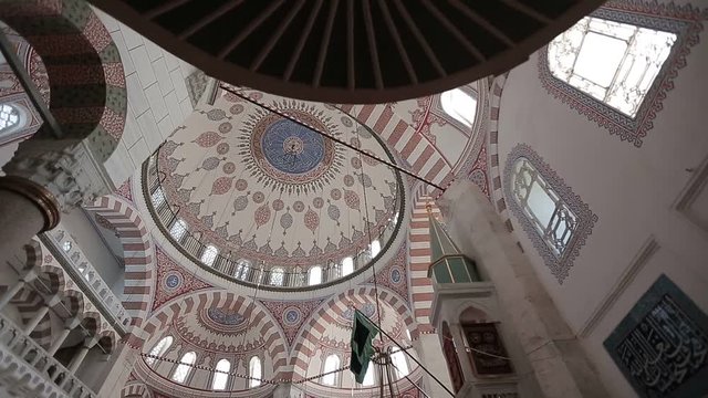 Istanbul Ottoman Valide Atik Mosque Interior 2
