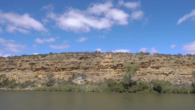 Banks of the Murray River at Mannum, South Australia