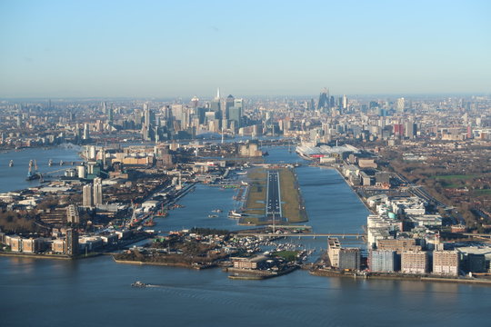 Landing At London City Airport