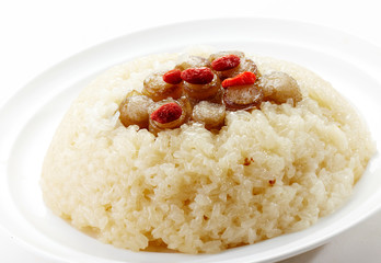 Delicious Chinese cuisine, sticky rice