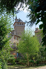 Fototapeta na wymiar Le Malzieu-Ville, Lozère, Occitanie, France