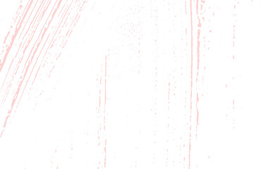 Grunge texture. Distress pink rough trace. Fantast