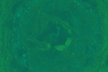 Suminagashi marble texture hand painted with teal 