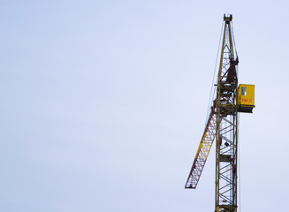 Naklejka premium large tower crane