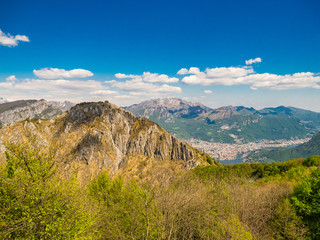 Monte Moregallo and Resegone as viewed from Corni di Canzo area