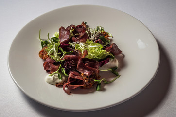 Smoked Duck Breast Salad