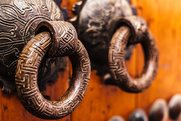 old east door and knob (handle) 